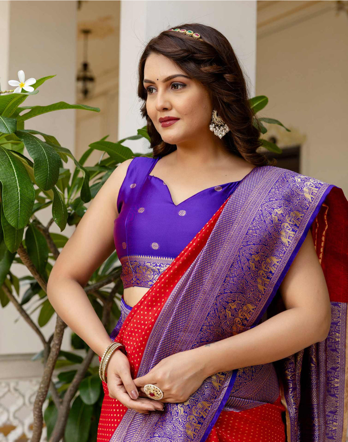 Kanchipuram silk saree