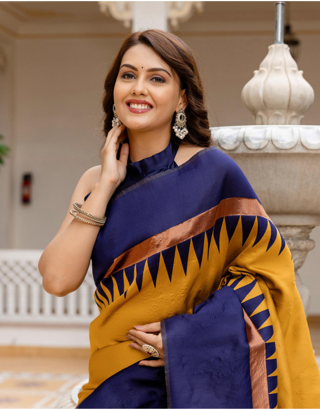 Kanchipuram silk saree