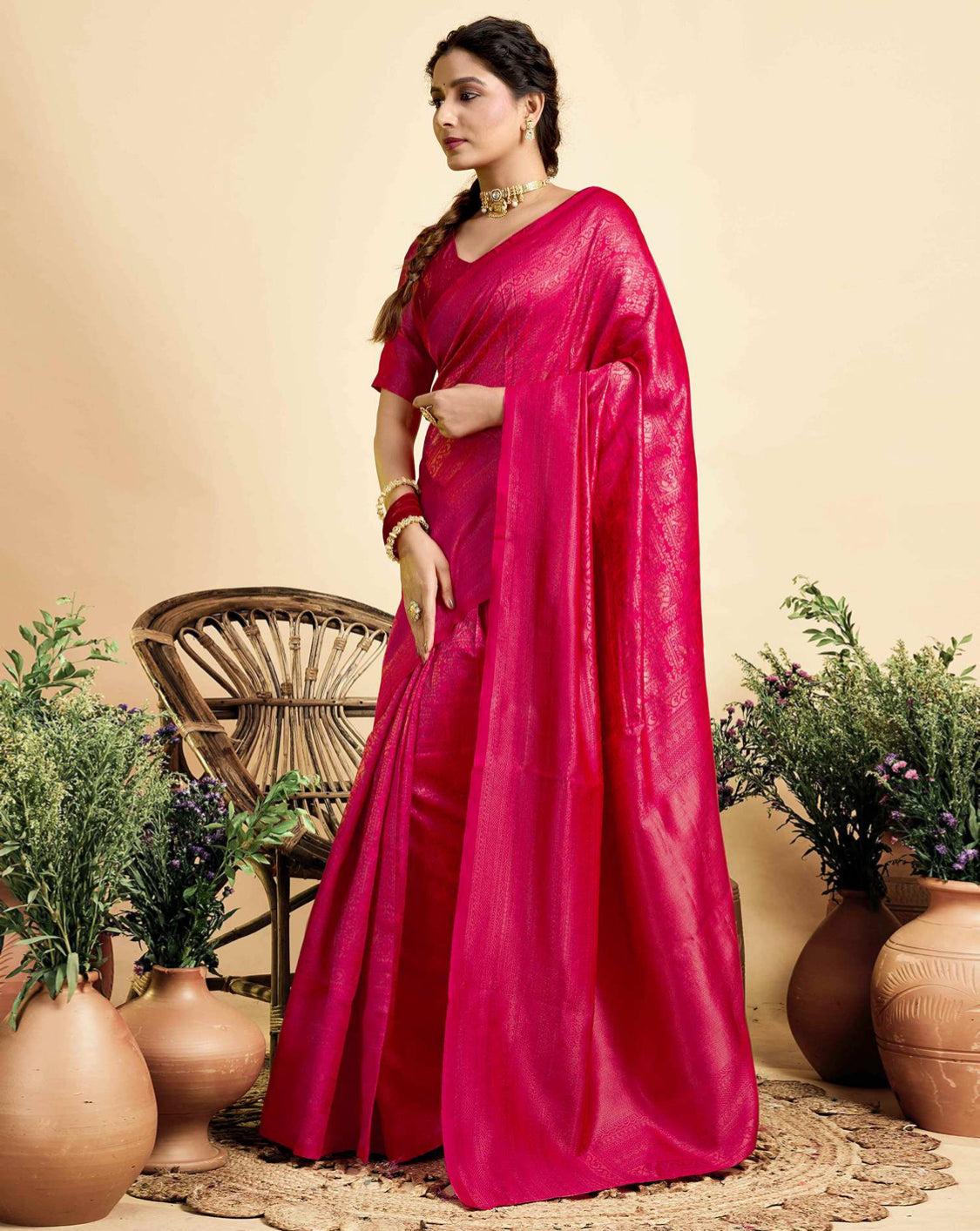 Kanchipuram silk saree