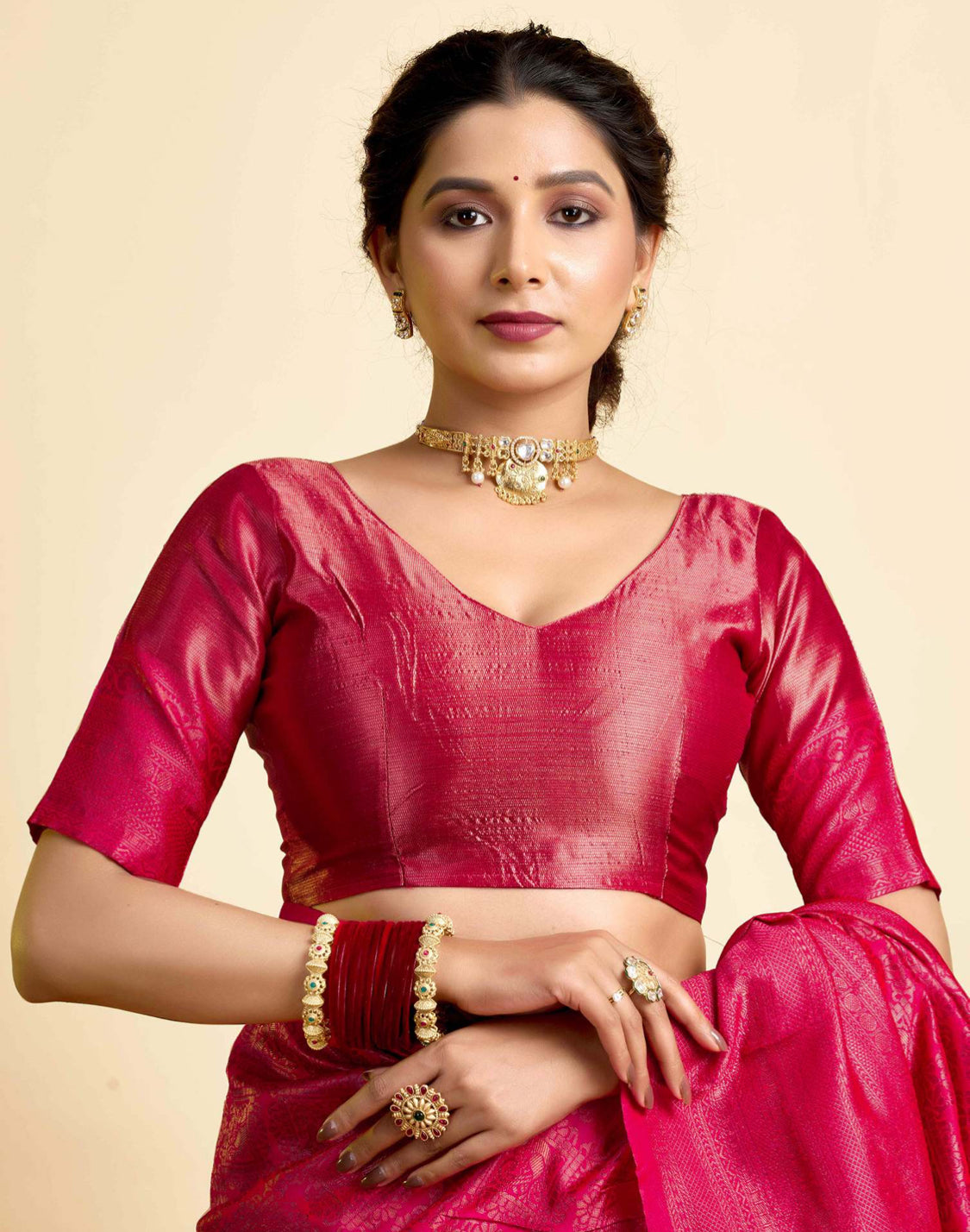 Kanchipuram silk saree