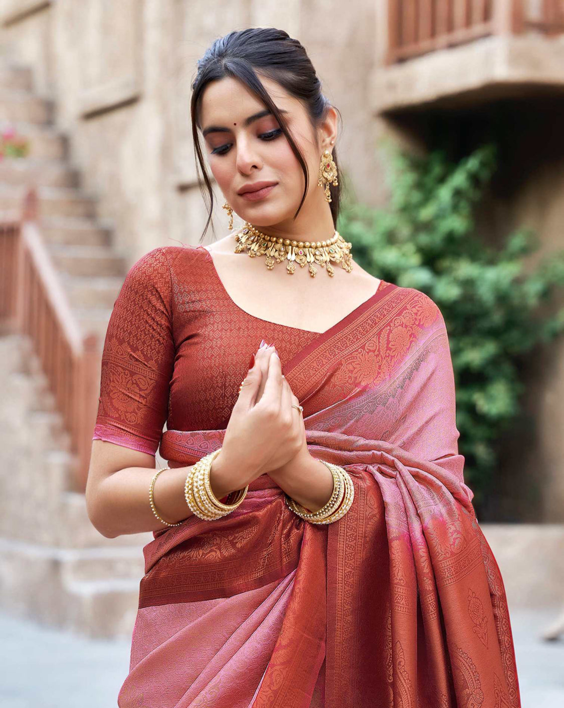 Kanchipuram silk saree