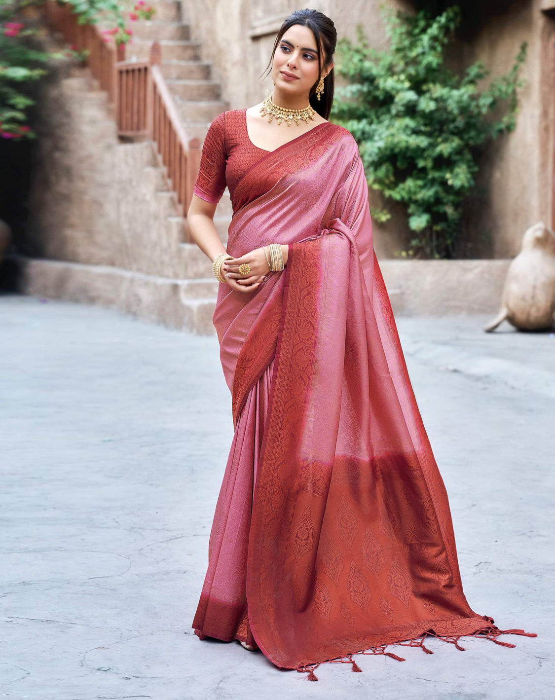 Kanchipuram silk saree