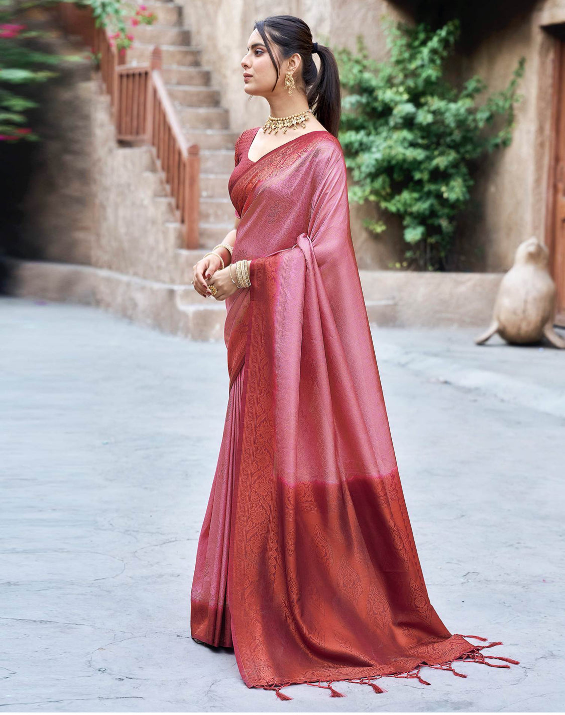 Kanchipuram silk saree