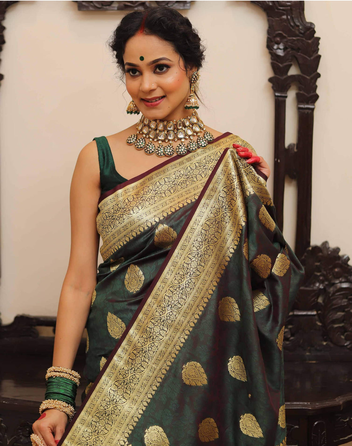 Kanchipuram silk saree