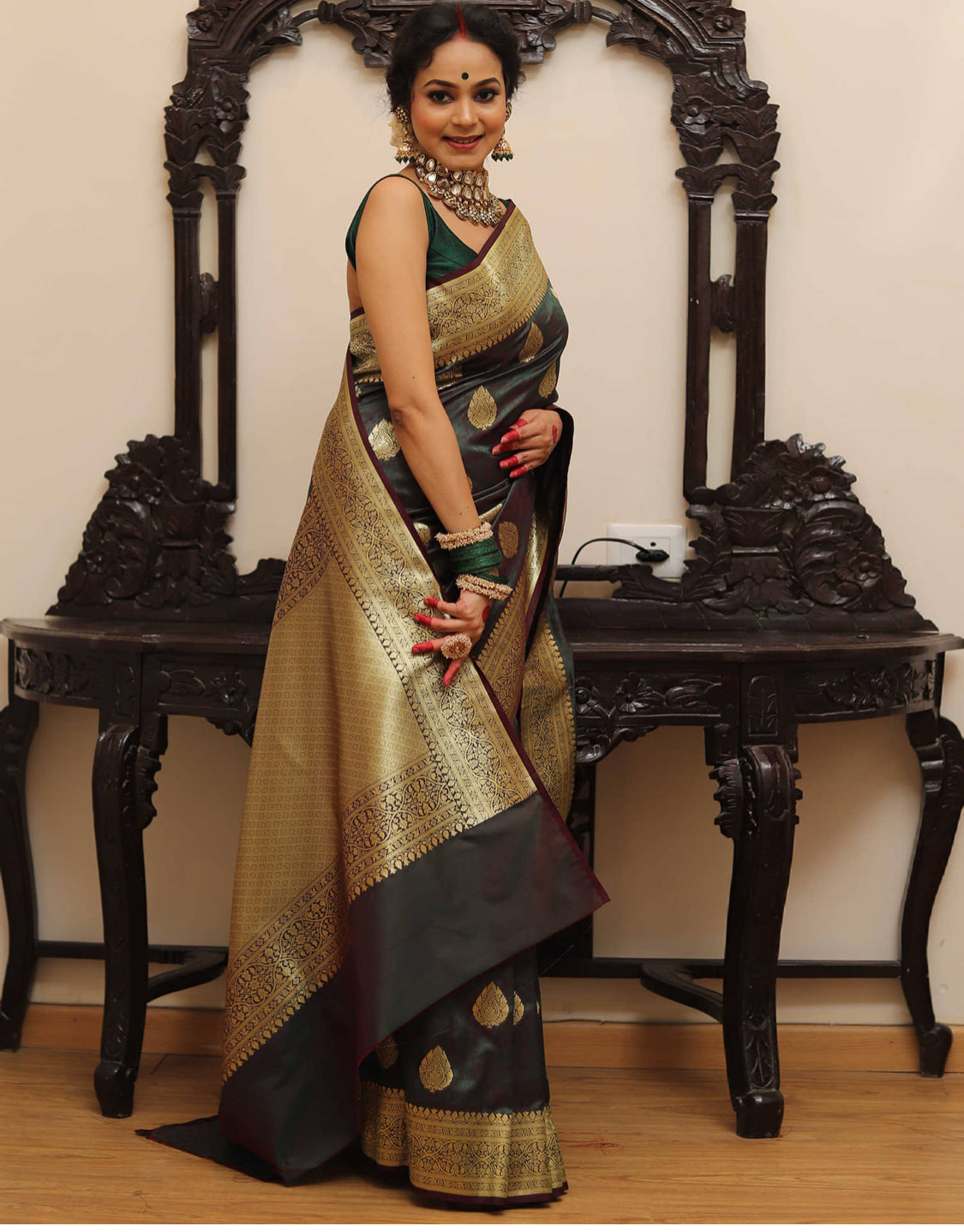 Kanchipuram silk saree