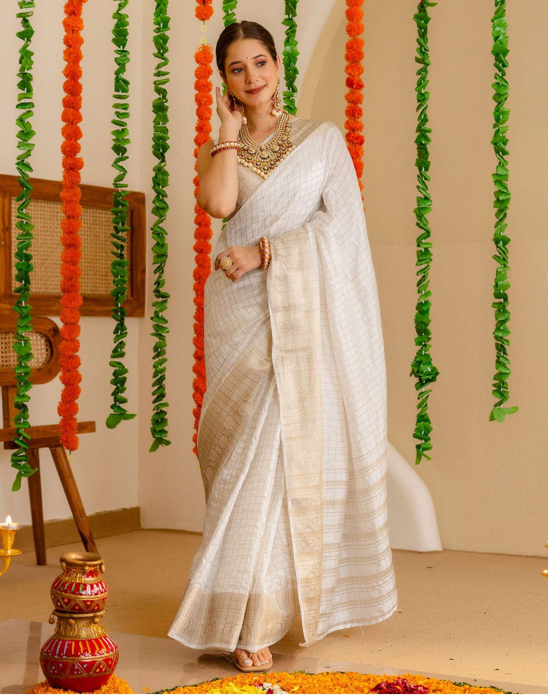 Kanchipuram silk saree