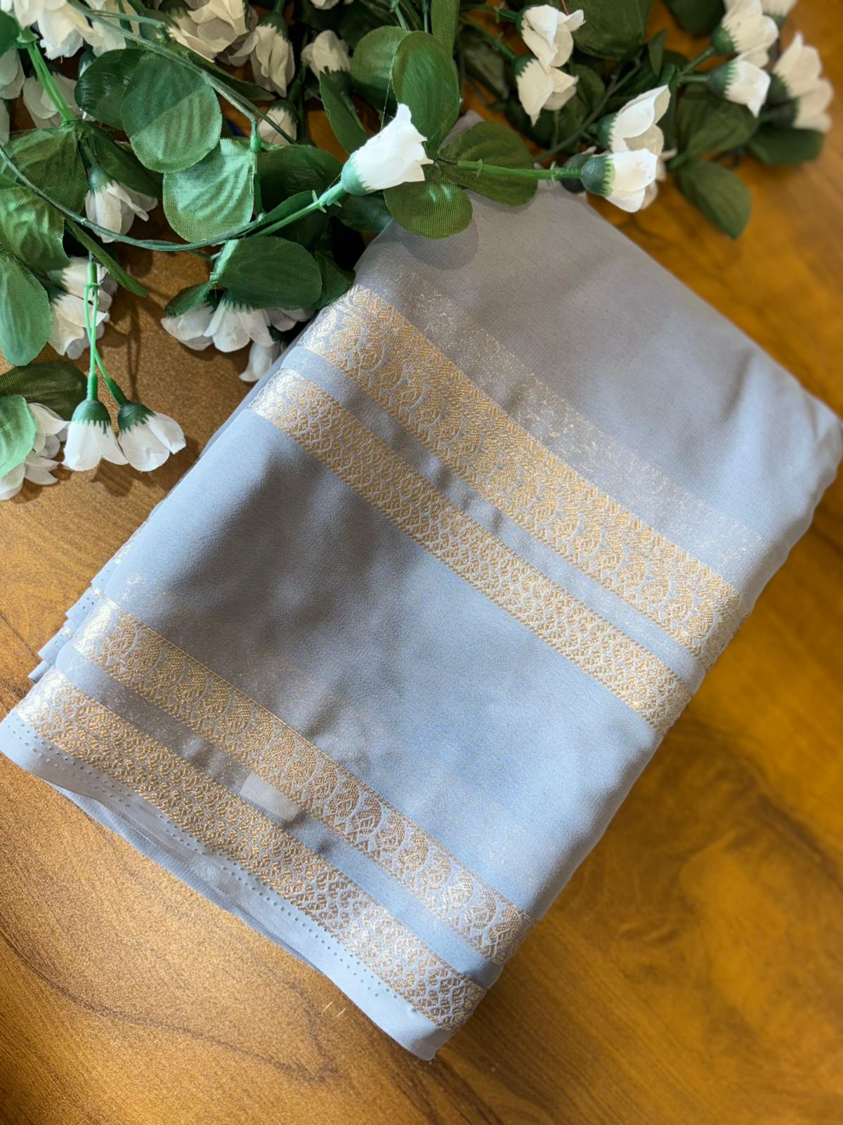 Zip & Go Saree soft silk (chiffon)