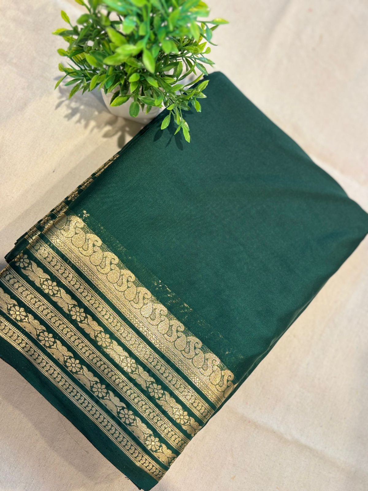 Zip & Go Saree Mysore Crepe Silk