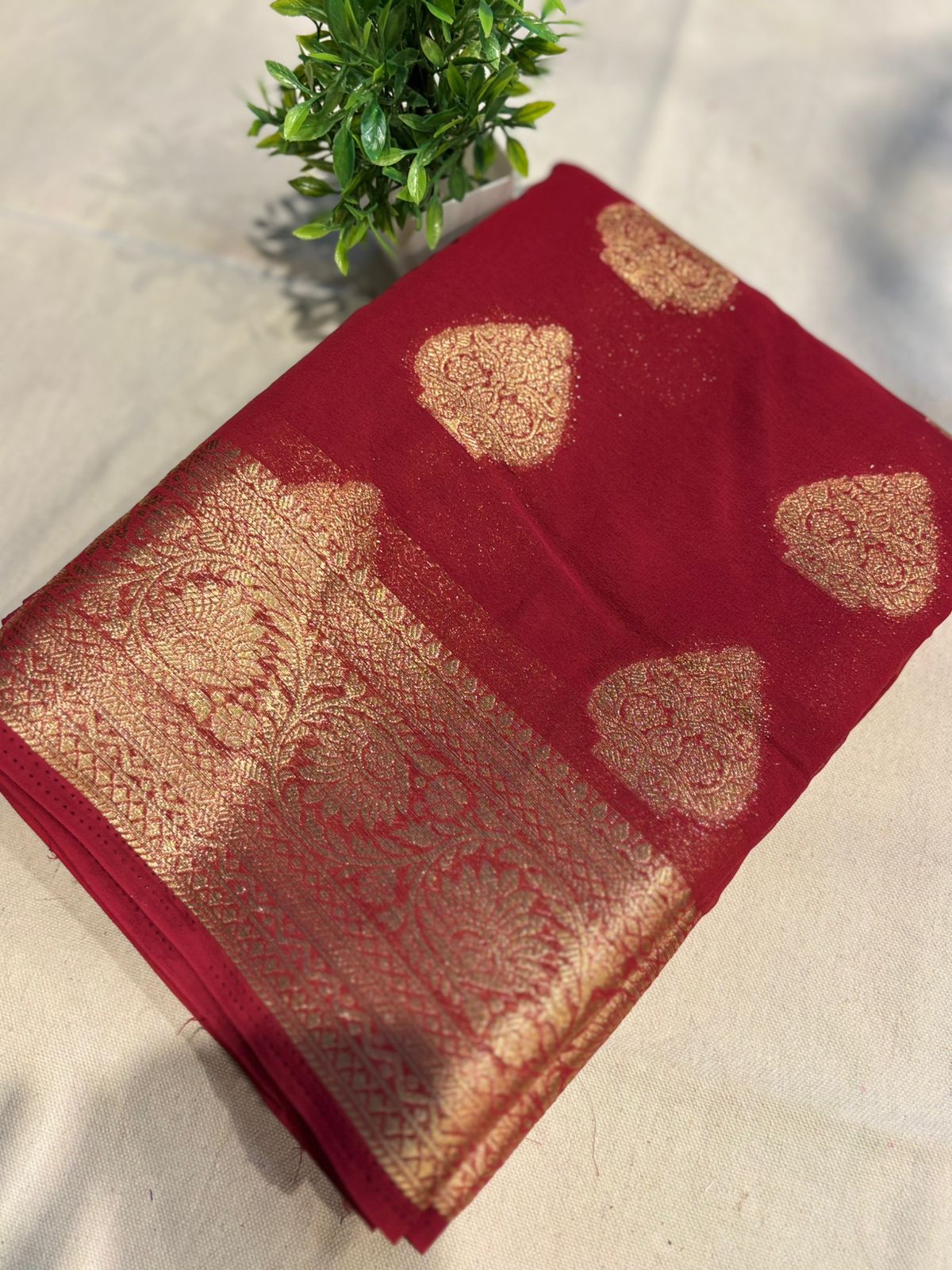 Zip & Go Chiffon Saree