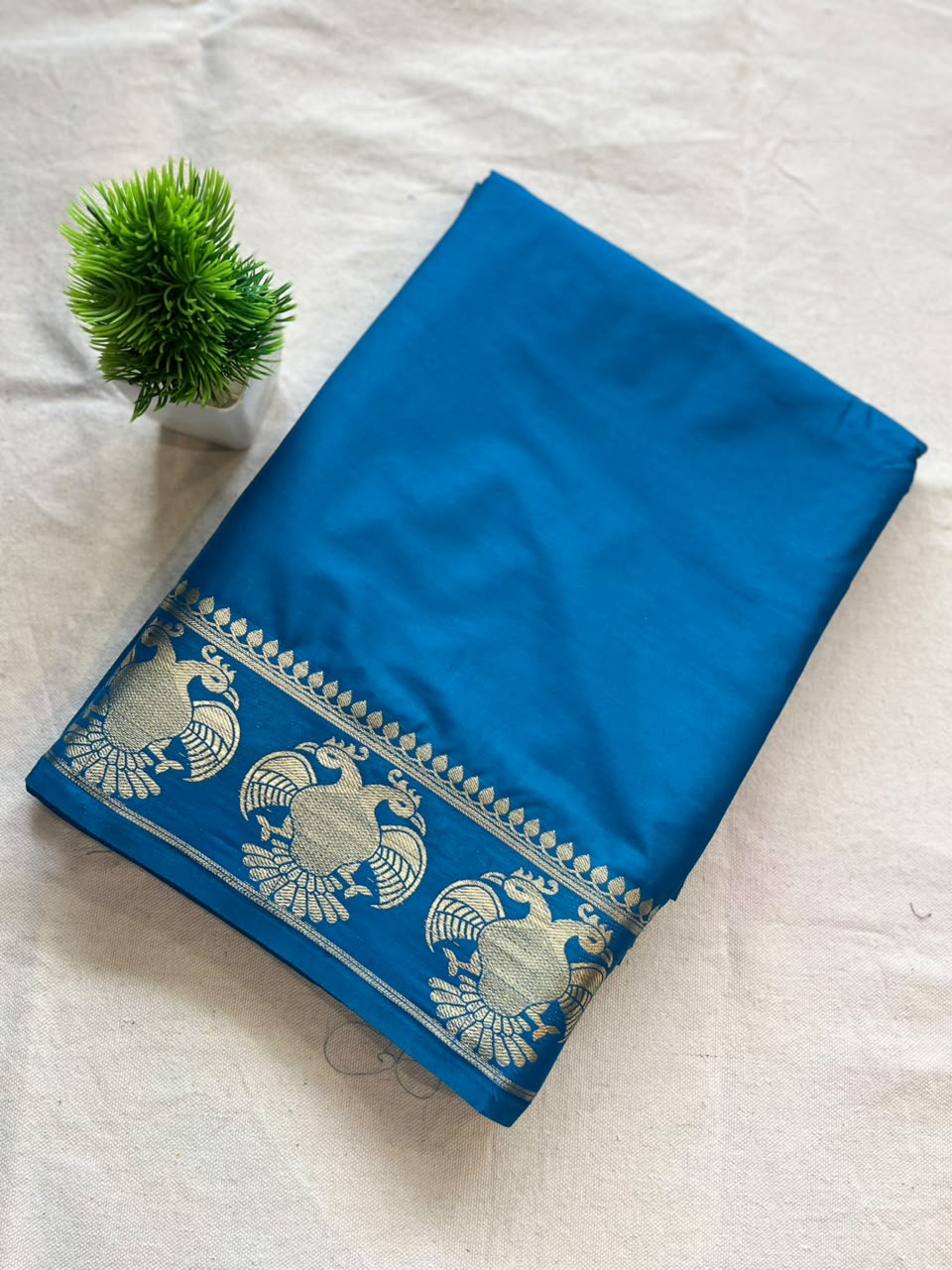 Semi mysore crepe silk Zip & Go Saree