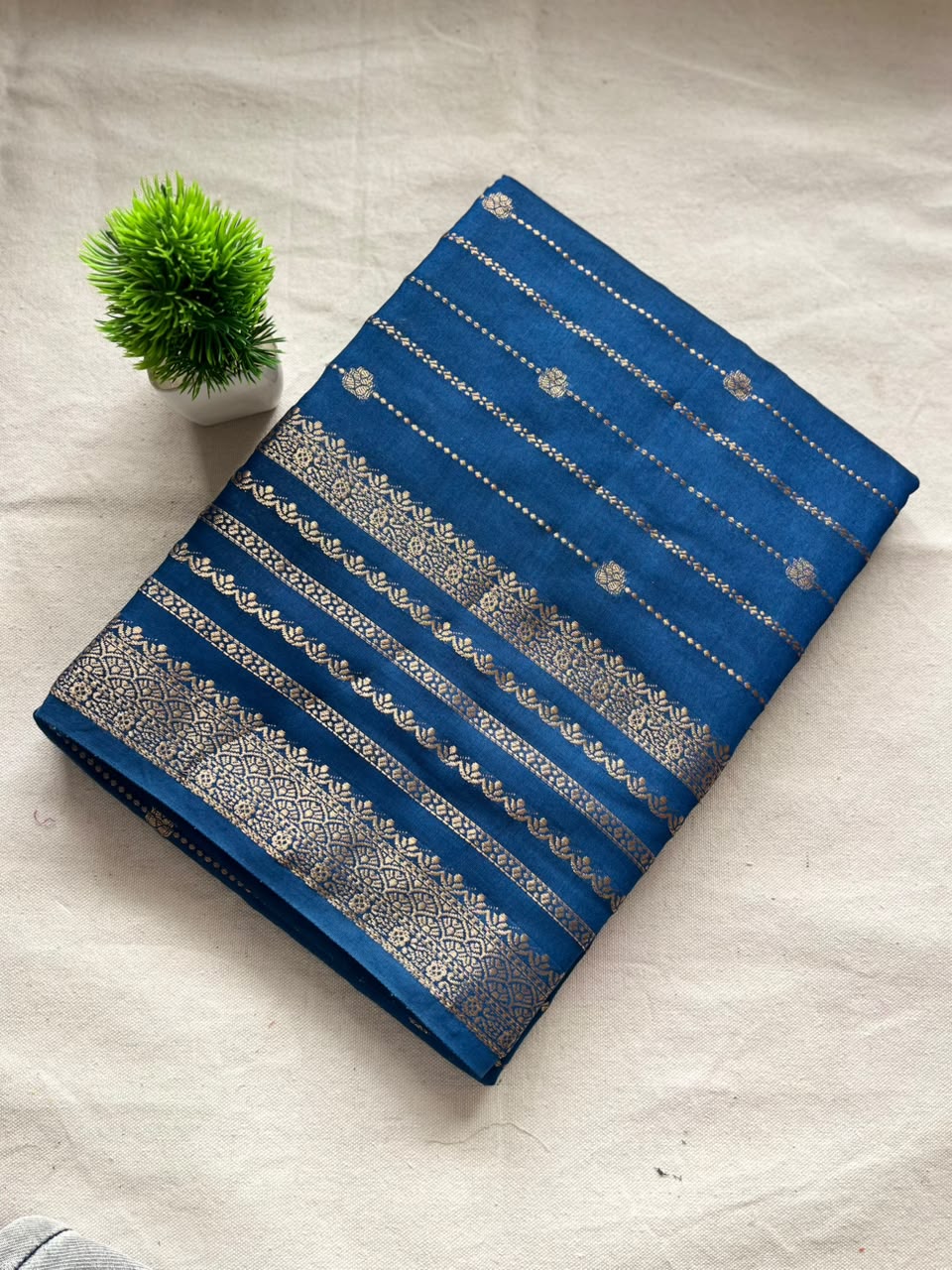 Semi mysore crepe silk Zip & Go Saree