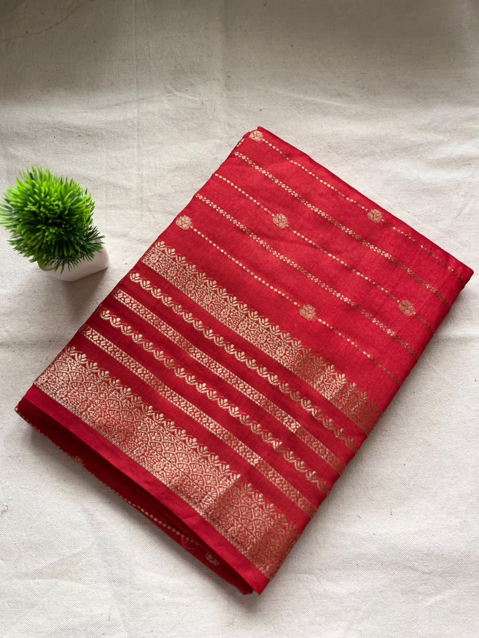 Semi mysore crepe silk Zip & Go Saree
