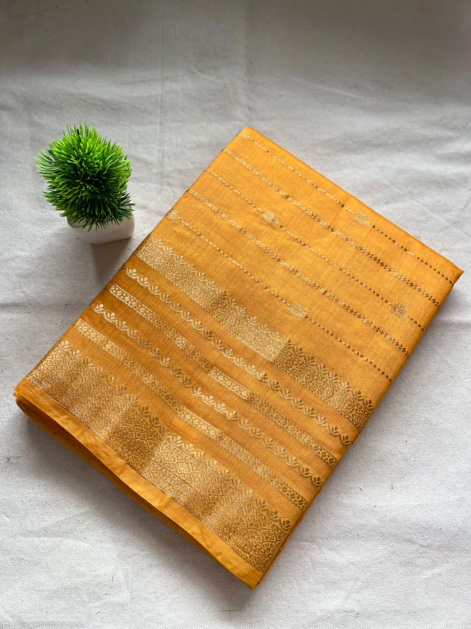 Semi mysore crepe silk Zip & Go Saree