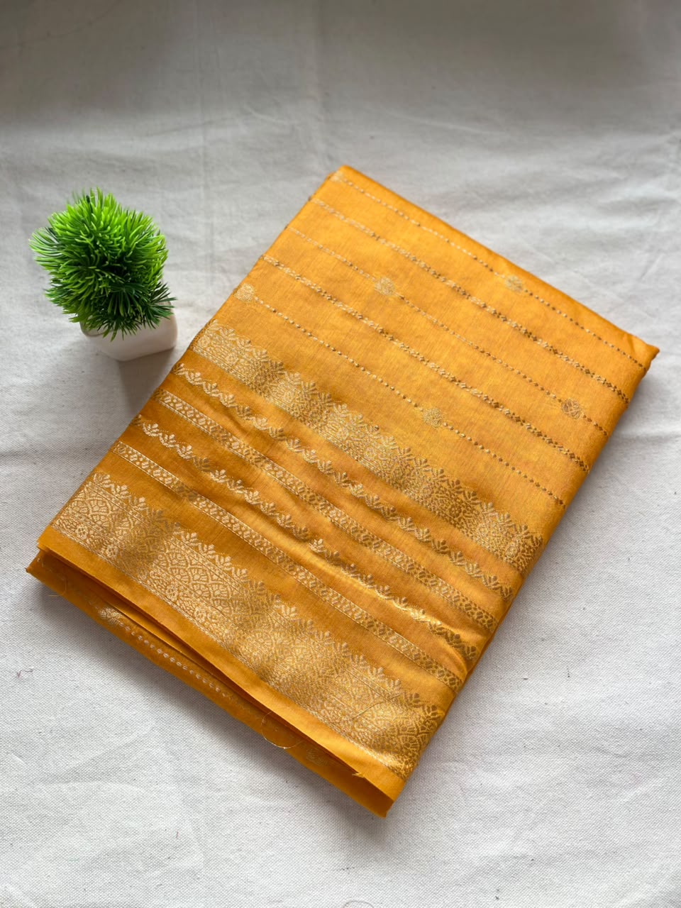 Semi mysore crepe silk Zip & Go Saree