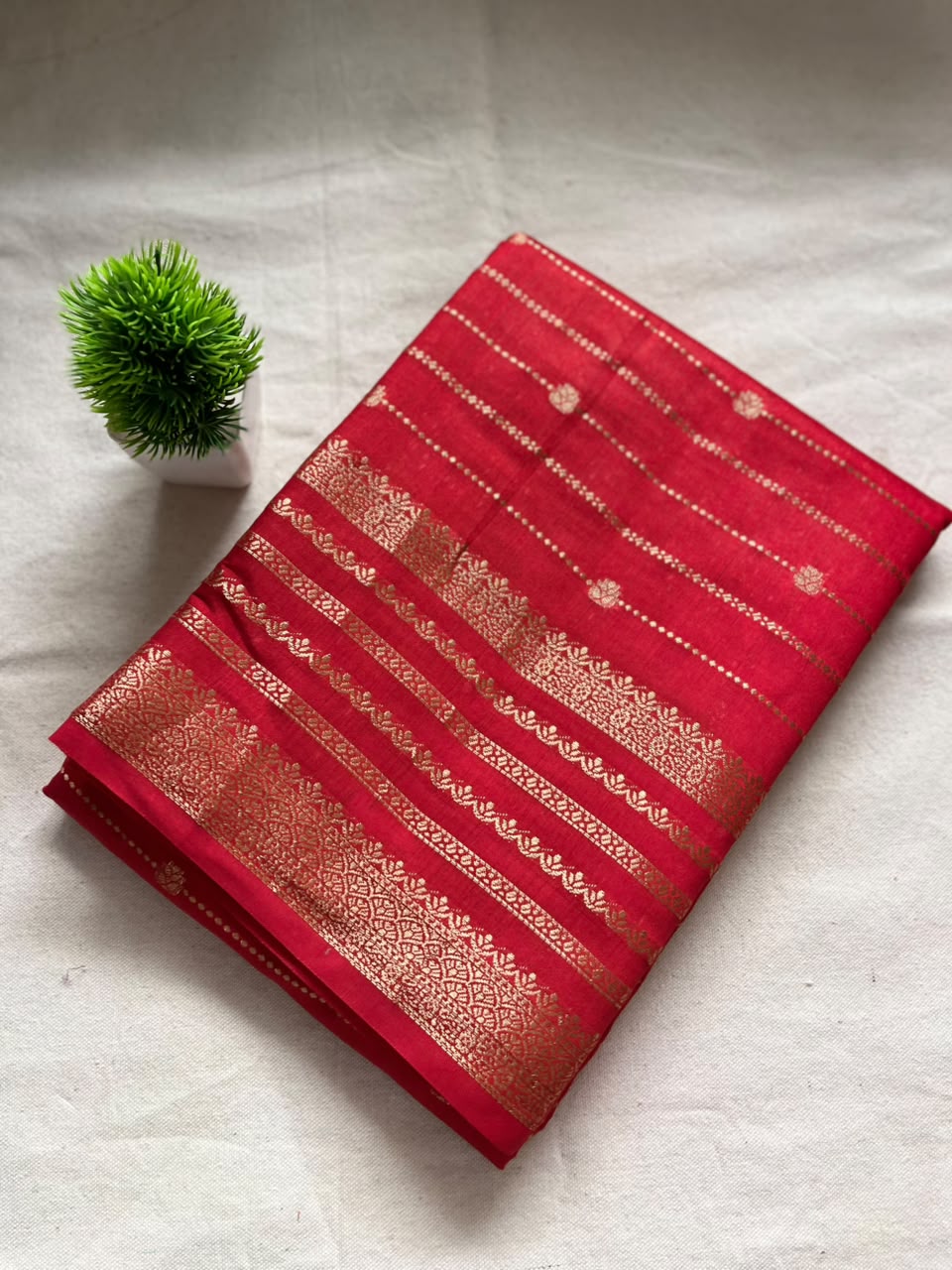 Semi mysore crepe silk Zip & Go Saree