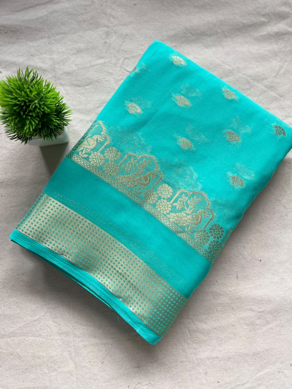 Chiffon Zip & Go Saree