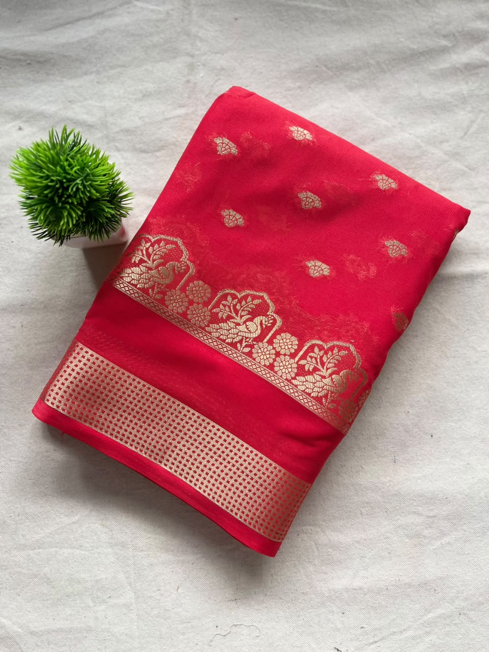 Chiffon Zip & Go Saree