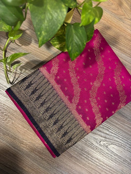 Zip & Go Saree soft silk