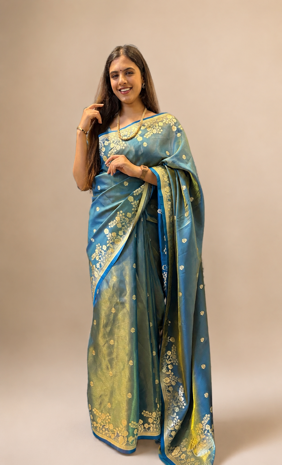 Banarasi organza saree