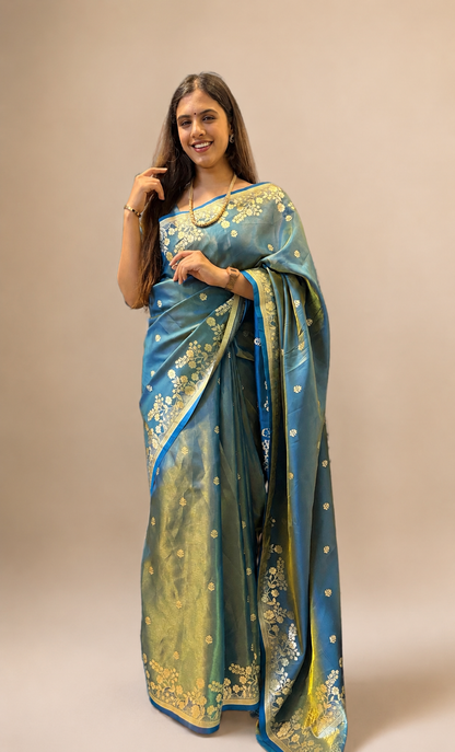 Banarasi organza saree