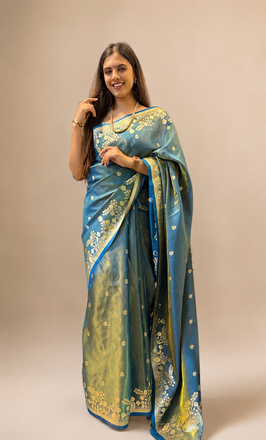 Banarasi organza saree