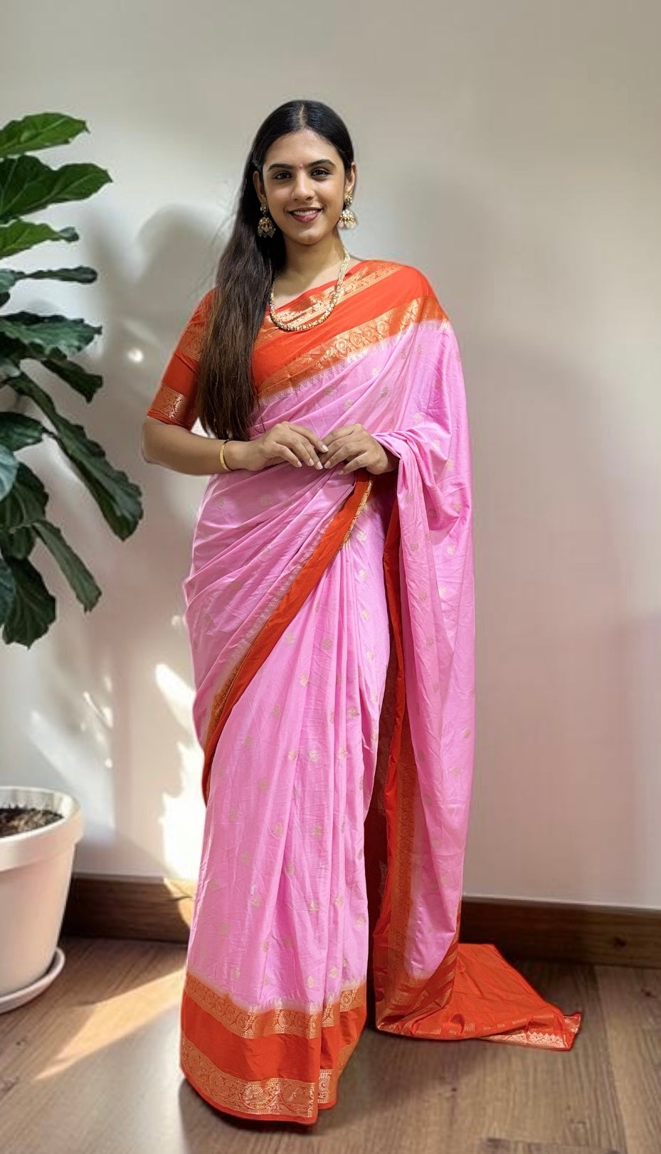 Semi Mysore crepe silk saree(8)