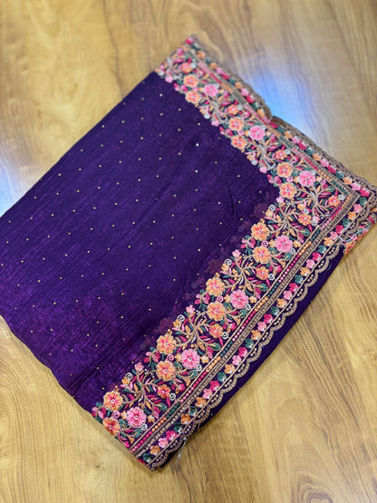 Party wear saree(4)