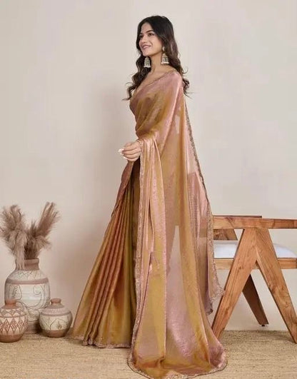 Space silk saree