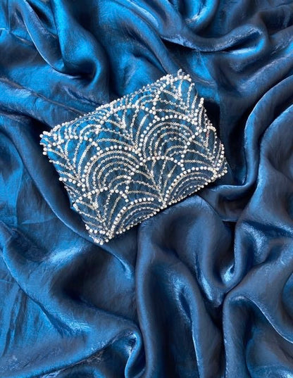 Space silk saree