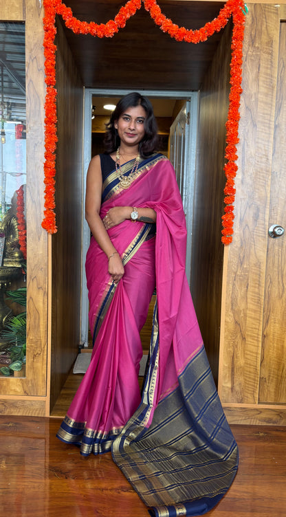 Semi Mysore silk saree(6 pieces left) all sarees come with elbow length sleeves