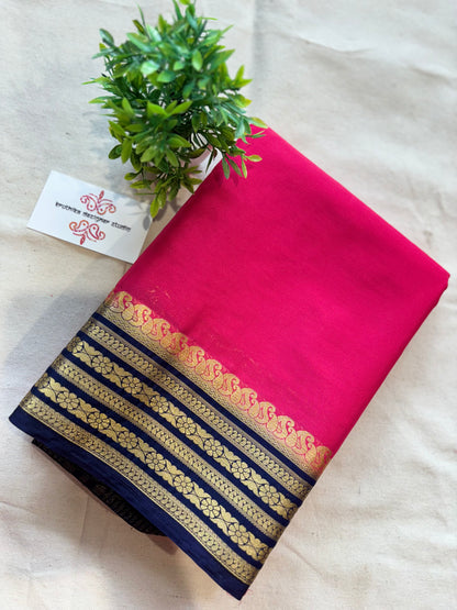 Semi Mysore silk saree