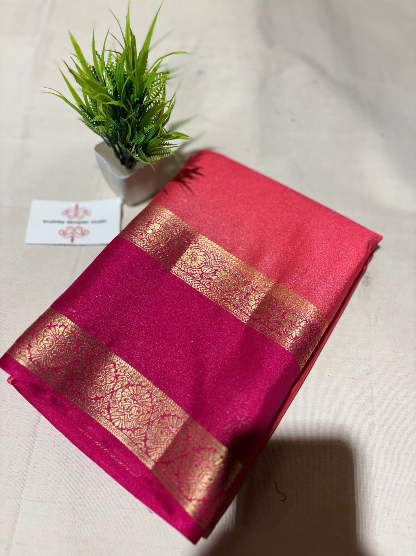 Semi Mysore silk saree