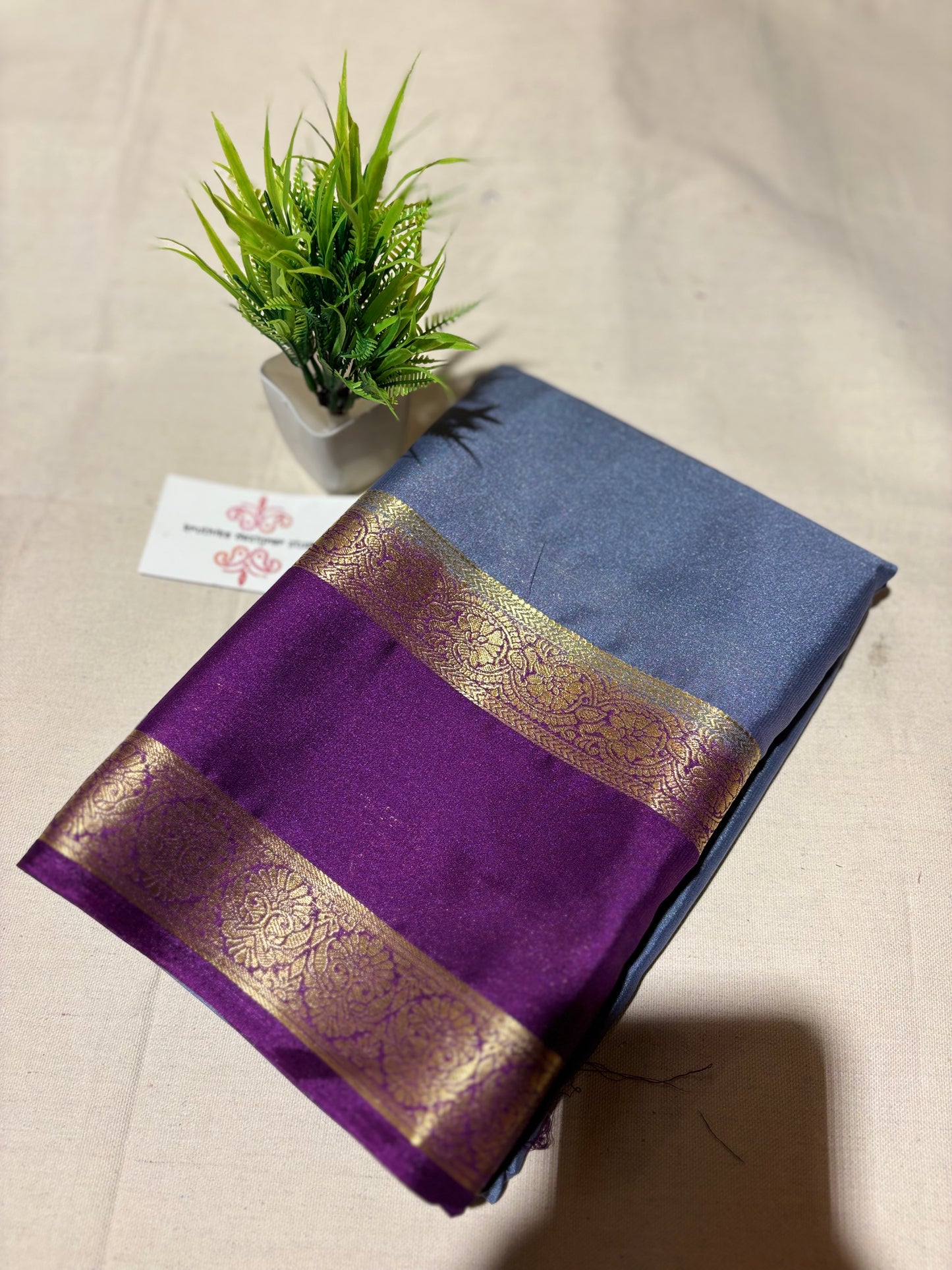 Semi Mysore silk saree