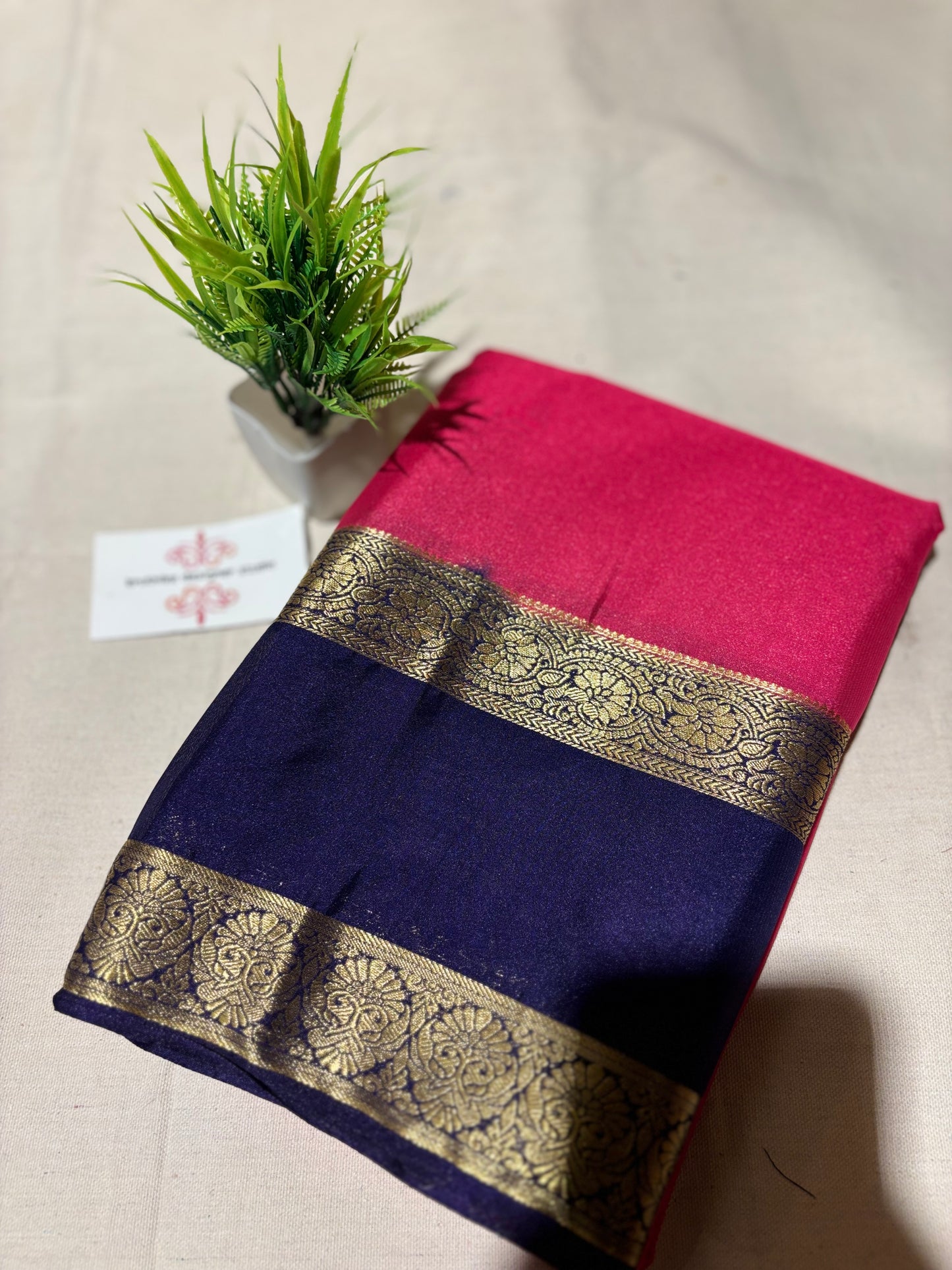 Semi Mysore silk saree