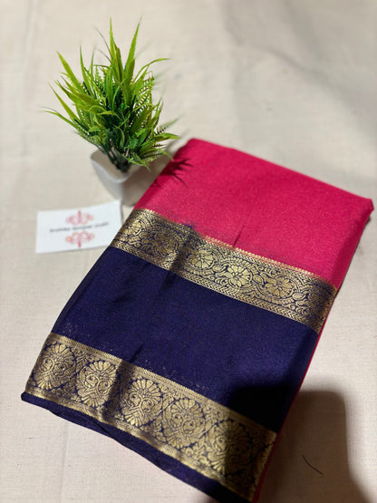 Semi Mysore silk saree