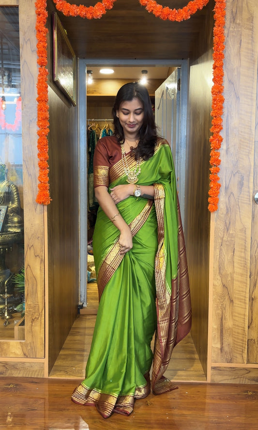 Semi Mysore silk saree