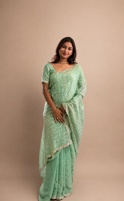 Sequence partywear sarees