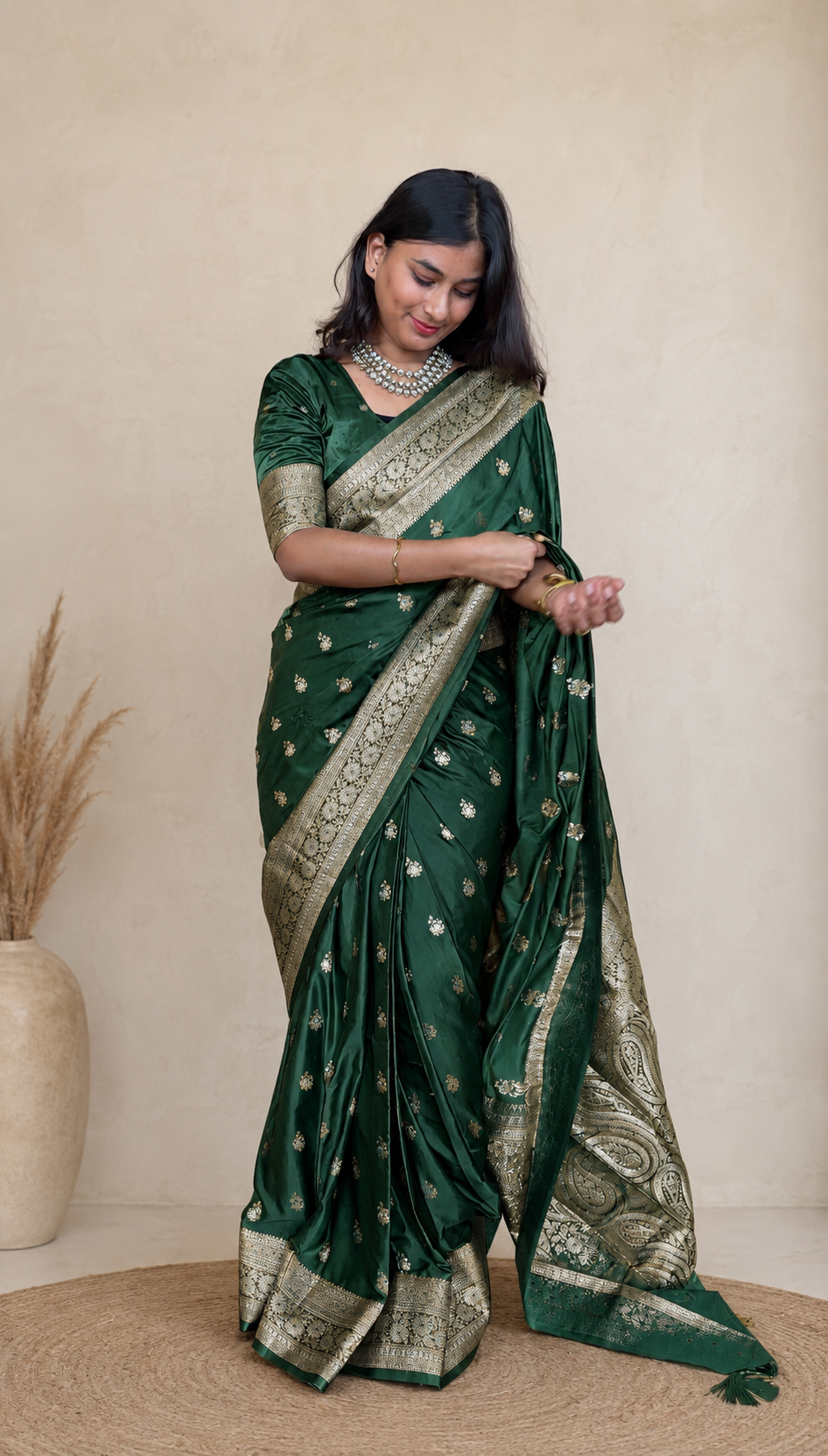 Banarasi satin saree