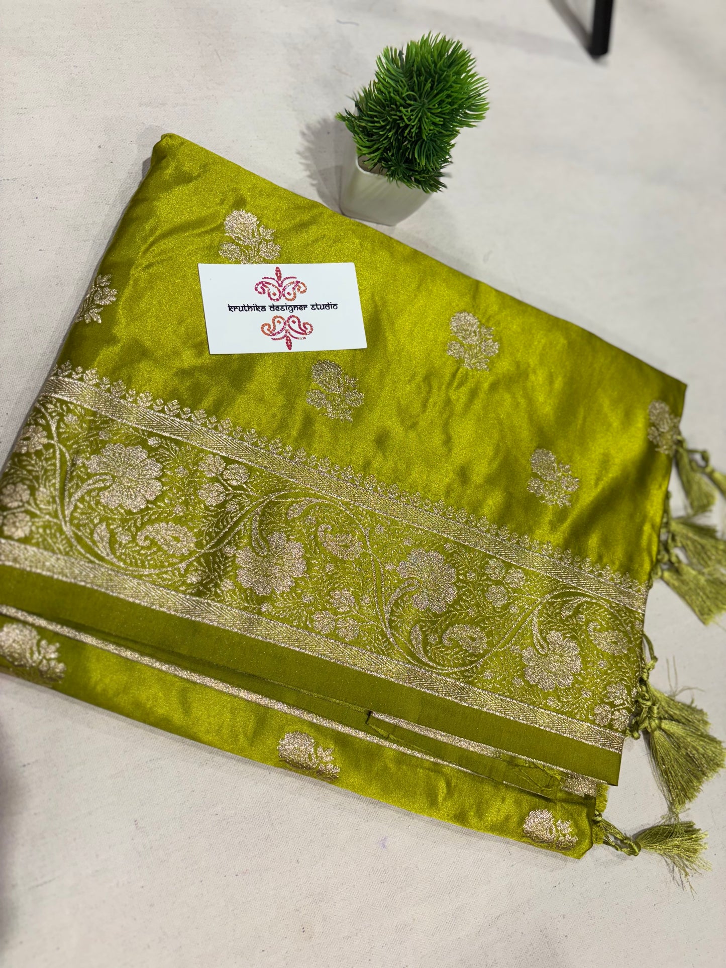 Banarasi satin saree