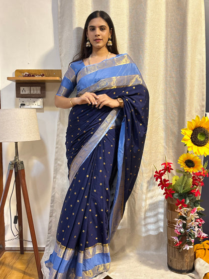 Semi Mysore crepe silk saree(20)