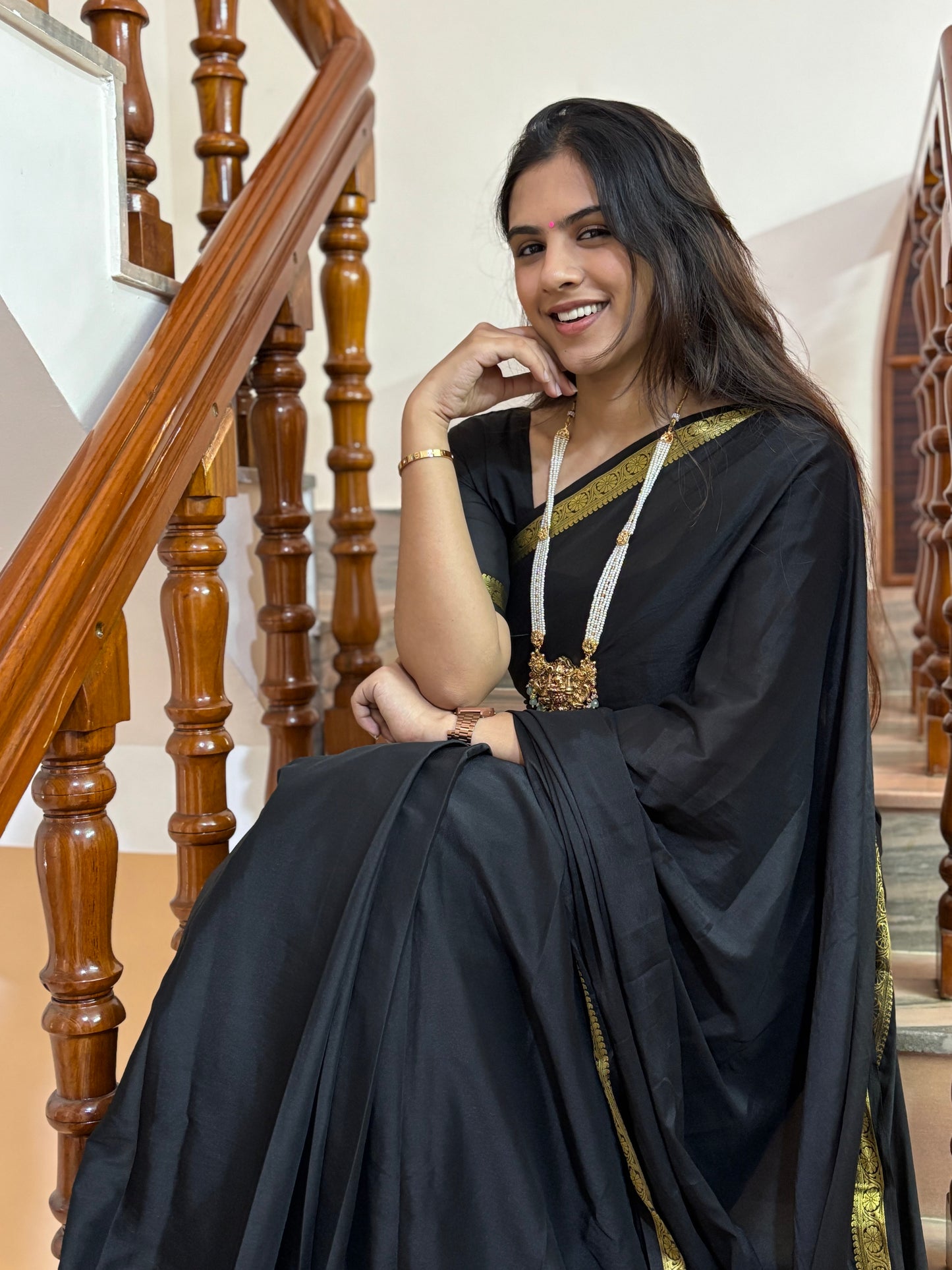 Semi Mysore crepe silk saree