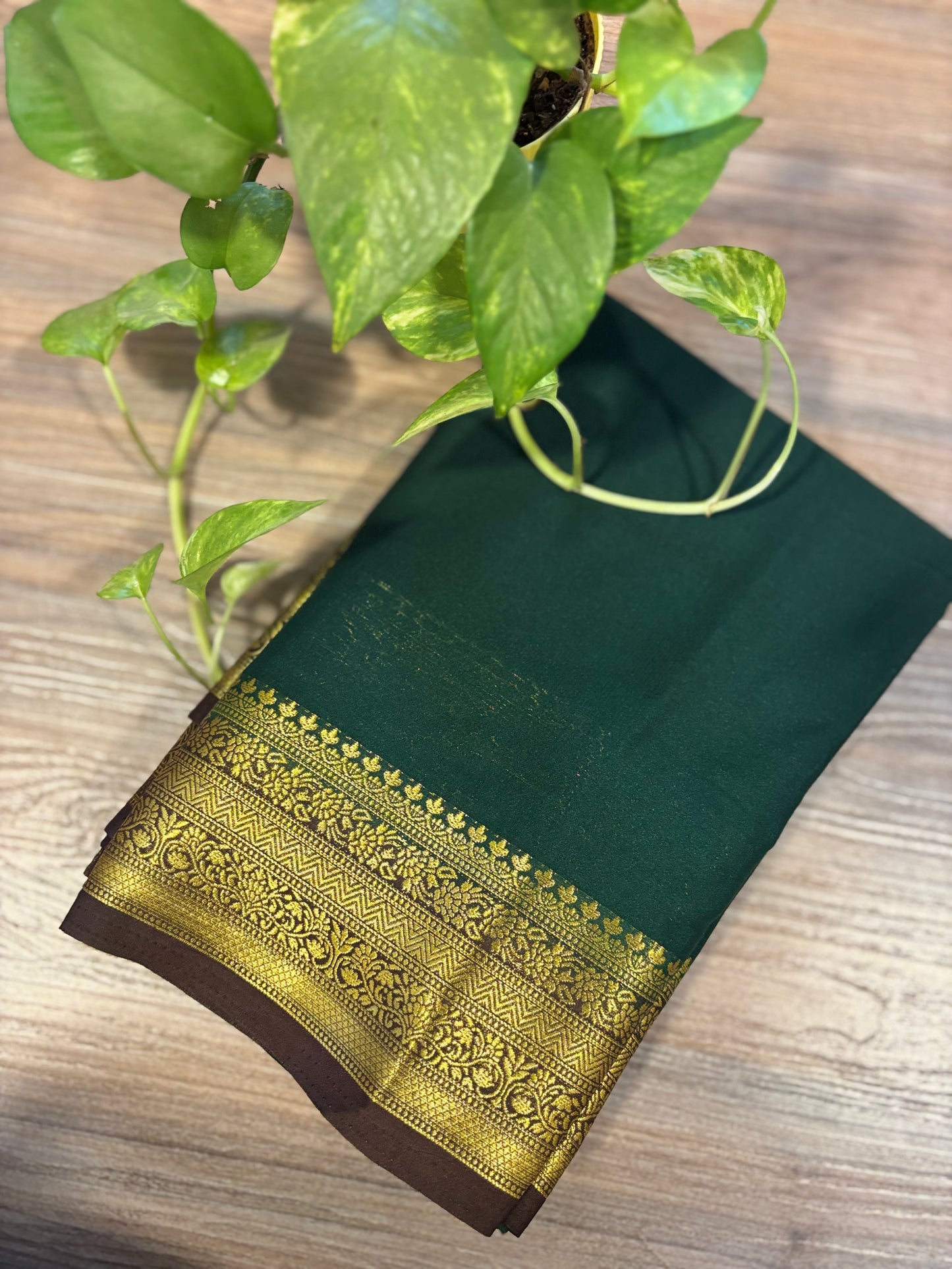 Zip & Go Saree Mysore crepe silk