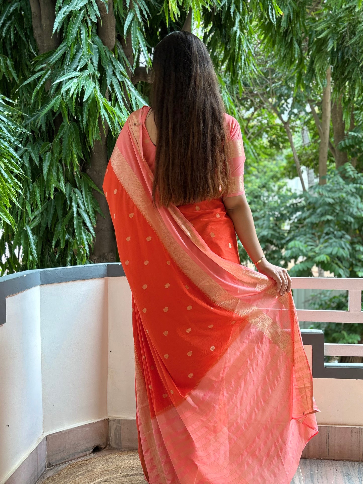 Semi Mysore crepe silk saree(8)