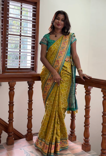Silk woven Patola sareee