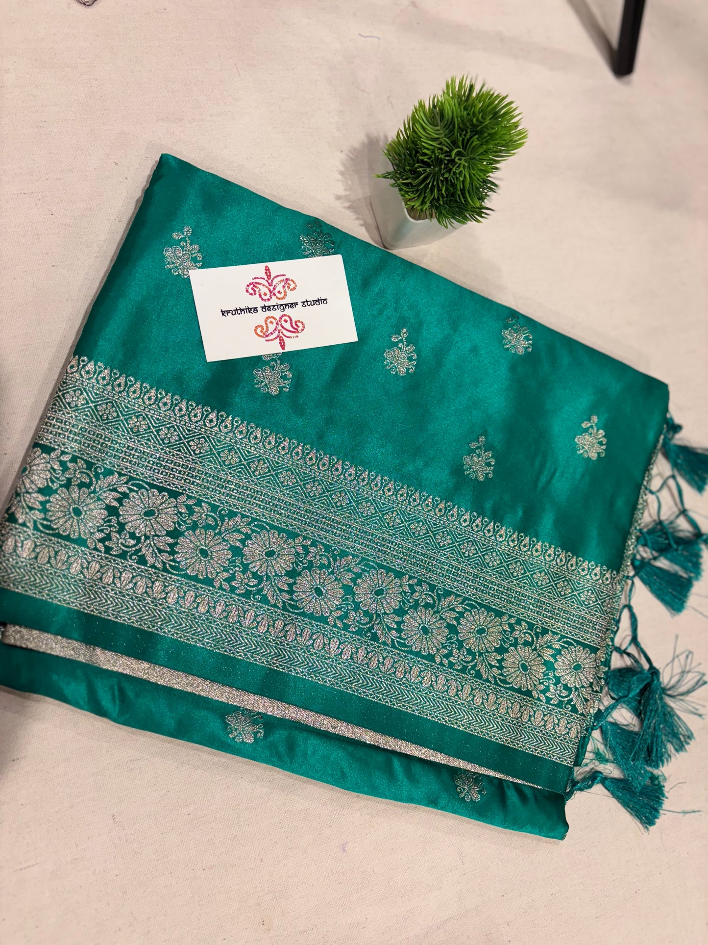 Banarasi satin saree