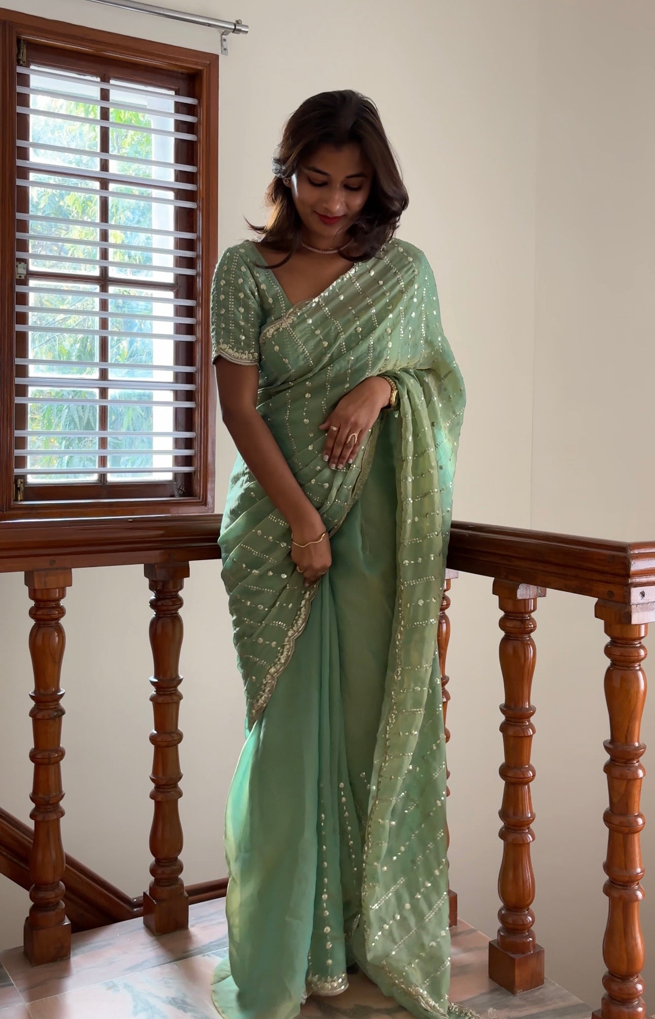 Sequence partywear sarees