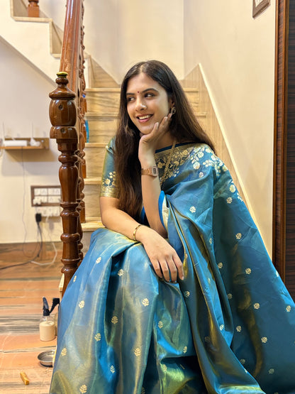 Banarasi organza saree