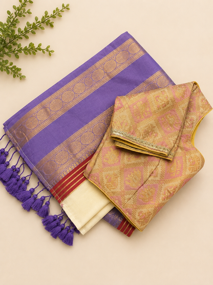 Readymade blouse with saree