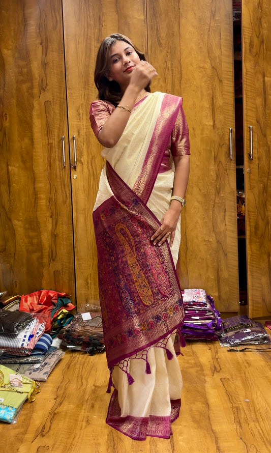 Soft Banarasi saree