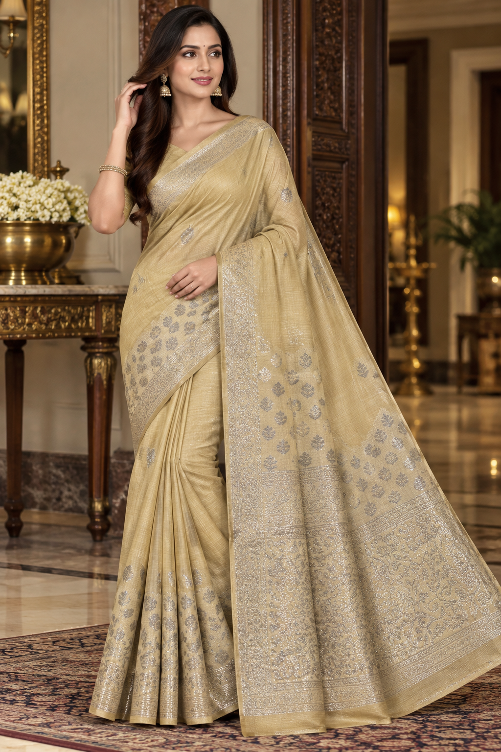 Traditional zip & go saree (Copy 5)